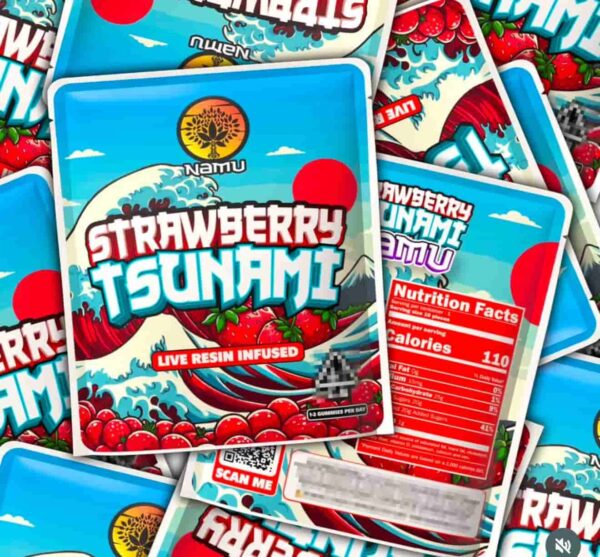 NAMU CANDY STRAWBERRY TSUNAMI-1000mg